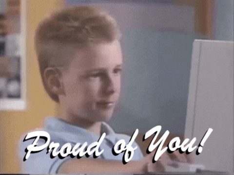 Proud Of You Congratulations GIF by reactionseditor