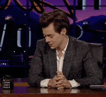 Tired Harry Styles GIF by The Late Late Show with James Corden