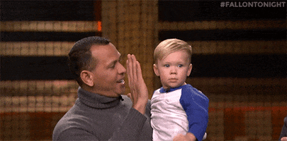 High Five Tonight Show GIF by The Tonight Show Starring Jimmy Fallon