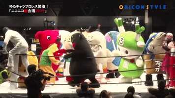 wrestling japan GIF
