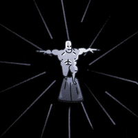 silver surfer marvel GIF by Kevin Carter