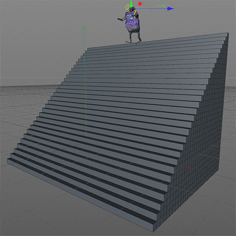 uglyfilm simulation ragdoll stairs ugly GIF
