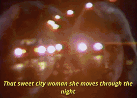 that sweet city woman she moves through the night GIF by Bee Gees