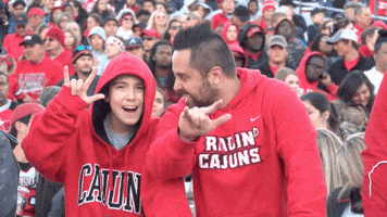 Ragin Cajuns Fans GIF by University of Louisiana at Lafayette