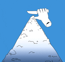 mountain volcano GIF by adamploomis