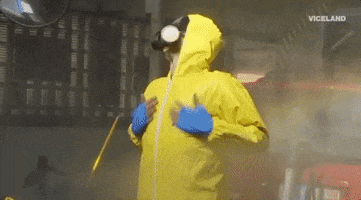 Rona Hazmat GIF by KING OF THE ROAD