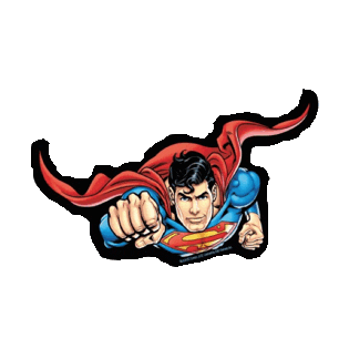 superman STICKER by imoji