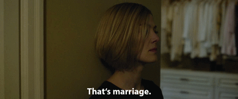 eay marriage rosamund pike gone girl that's marriage GIF