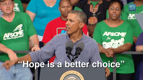 Barack Obama Hope GIF by Obama - Find & Share on GIPHY