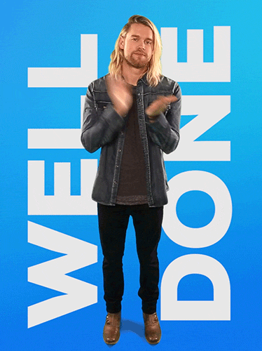 Well Done Good Job GIF by Chord Overstreet