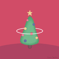 Christmas Tree Dancing GIF by Caro Martini