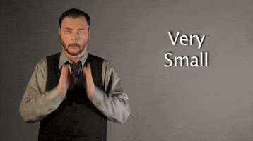 very small asl GIF by Sign with Robert
