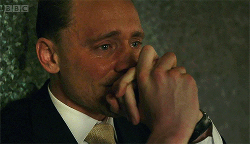 Stressed Tom Hiddleston GIF by BBC - Find & Share on GIPHY