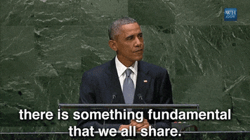 barack obama there is something fundamental that we all share GIF by Obama