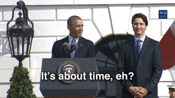barack obama it's about time eh GIF by Obama