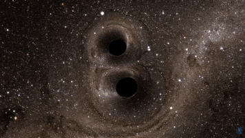 gravitational waves space GIF by MIT 