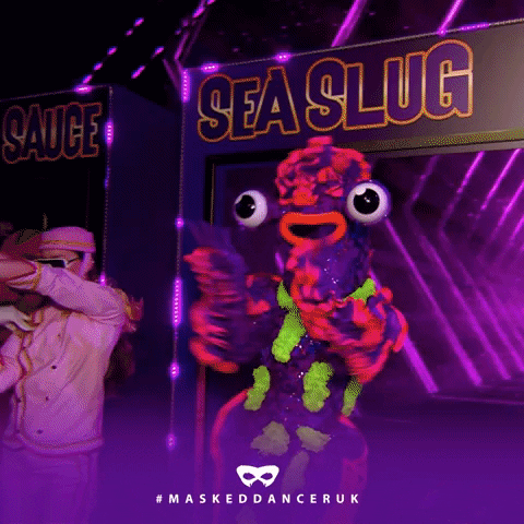 Sea Slug Dance GIF by The Masked Singer UK & The Masked Dancer UK