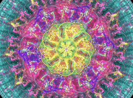 elusive psychedelic fractal goanight.net psy-art GIF