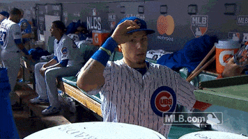 Chicago Cubs Kiss GIF by MLB
