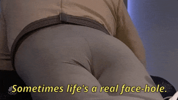 sometimes lifes a real face hole GIF by Saturday Night Live