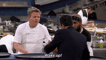 wake up fox GIF by Hell's Kitchen