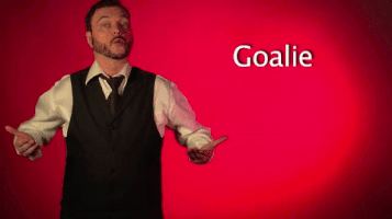 sign language goalie GIF by Sign with Robert