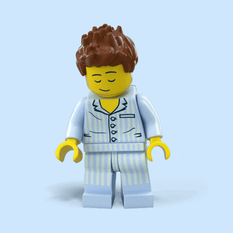 Tired Time For Bed GIF by LEGO