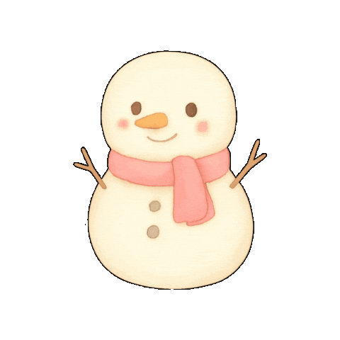 Snowman 白 Sticker