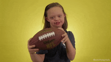 Football Girl GIF by Children's Miracle Network Hospitals