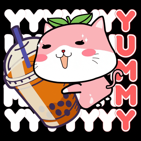 Milk Tea Dessert GIF by tazte