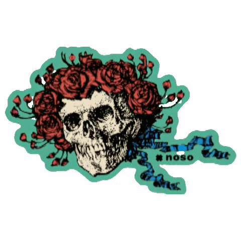 Deadhead Noso Sticker by nosopatches