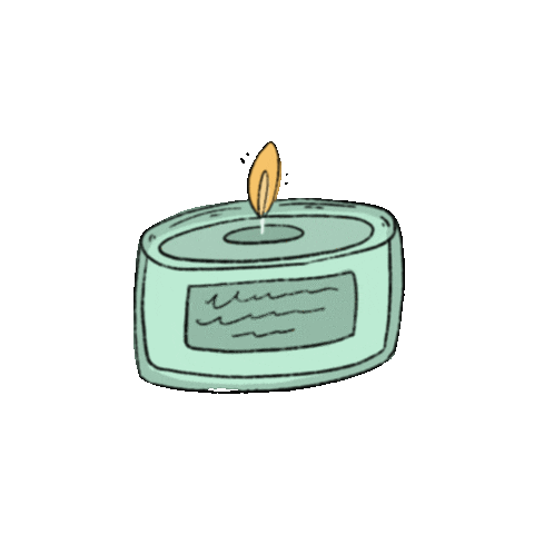 Candle Luz Sticker by psiconfort