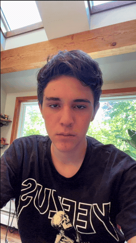 Not Funny Straight Face GIF