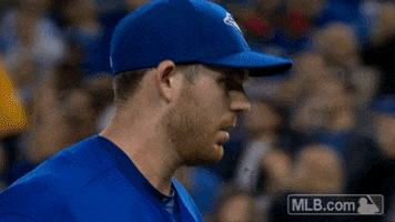 toronto blue jays shrug GIF by MLB