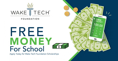 Scholarships Waketech GIF by Wake Technical Community College