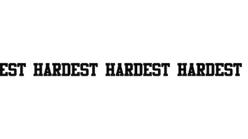 Hardest Sticker