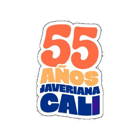 55Años Sticker by Javeriana Cali
