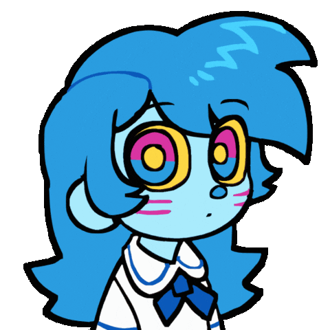 Blue Sticker