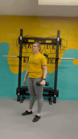Single Arm Lateral Raise GIF
