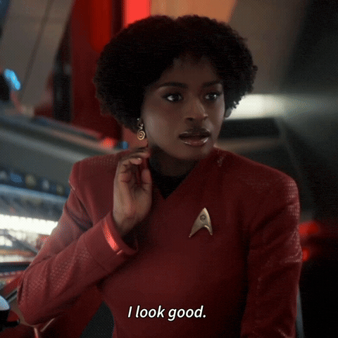 I Look Good Nyota Uhura GIF