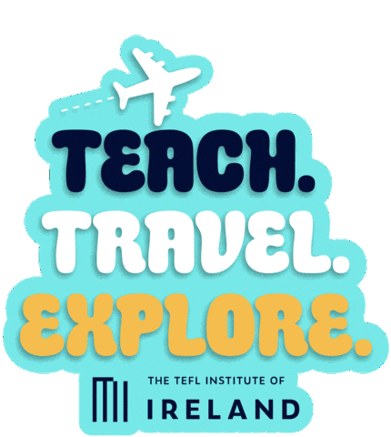 Travel Explore Sticker by TEFL Institute of Ireland