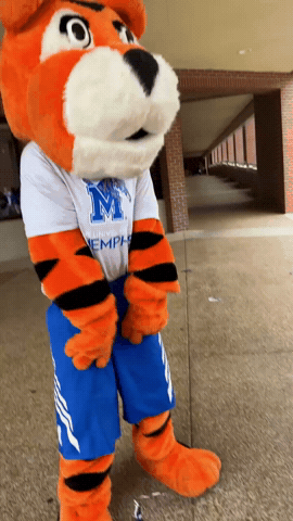 Memphis Tigers Happy Dance GIF by University of Memphis