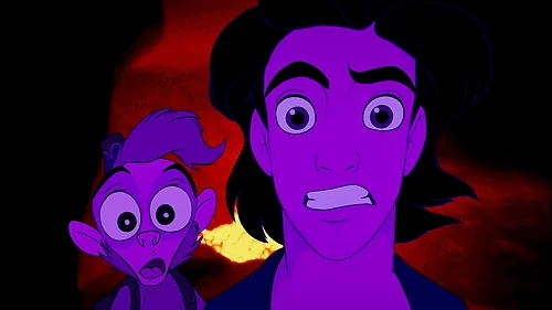 scared aladdin GIF