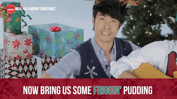 Christmas Pudding GIF by BuzzFeed