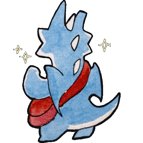 Stars Dragon Sticker by mangaurania