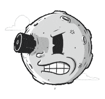 Luna Paraguay Sticker