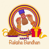 Raksha Bandhan Rakhi GIF by GIPHY Studios Originals