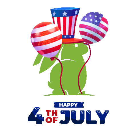 Happy 4Th Of July Sticker by Hemp Hop