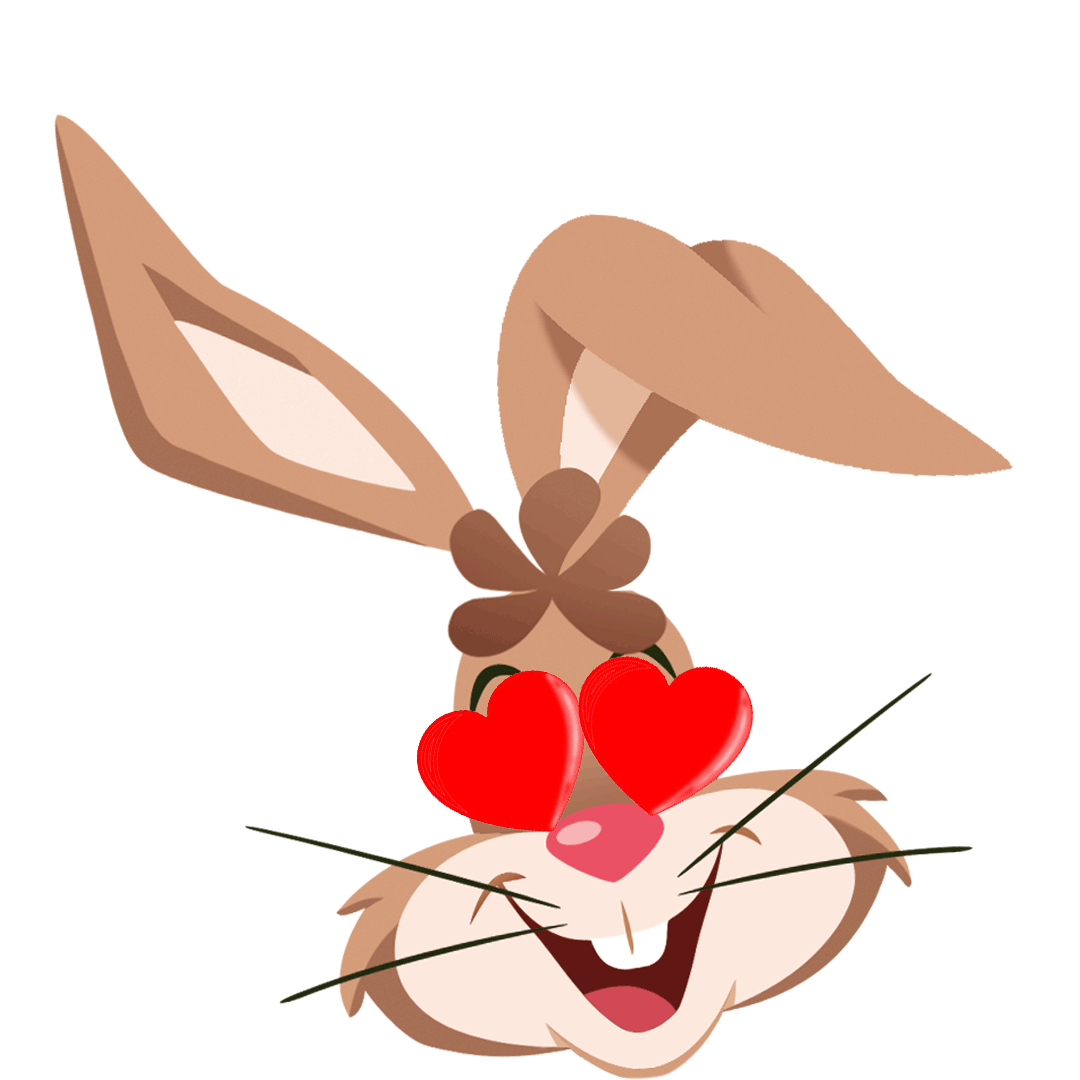 Bugs Bunny Heart Eyes