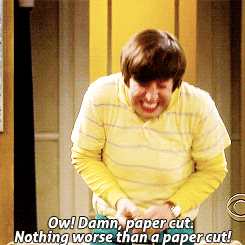 Big Bang Theory Paper Cut GIF